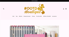 Desktop Screenshot of ootd-boutique.com
