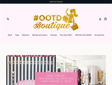 Tablet Screenshot of ootd-boutique.com